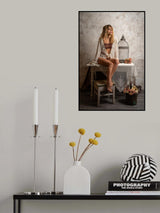 art is where work meets love Poster och Canvastavla