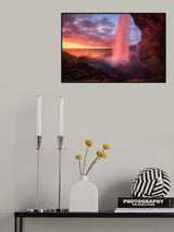 The Burning Falls Poster och Canvastavla