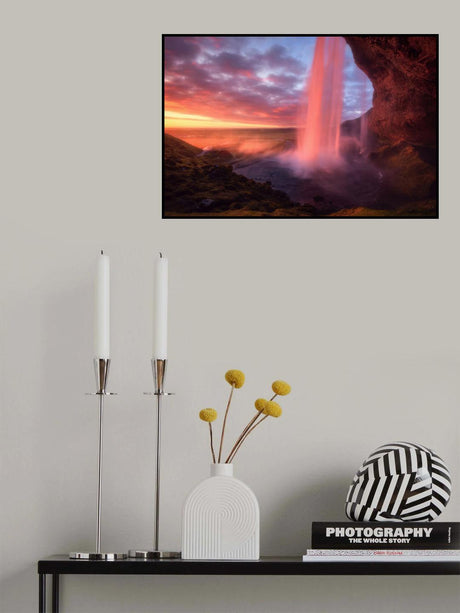 The Burning Falls Poster och Canvastavla