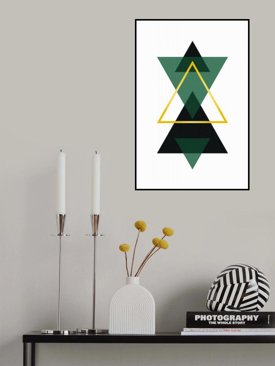 Minimal Triangle Collection #3 Poster och Canvastavla