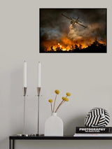 Fire in the National Park of Cilento #2 Poster och Canvastavla