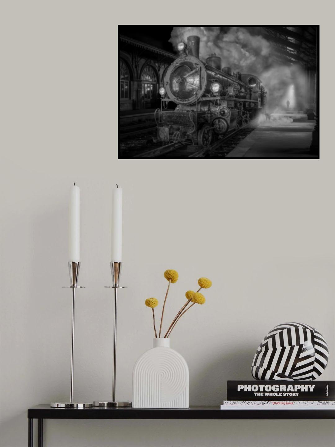 TrainStation Poster och Canvastavla