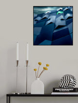 Reclinant blue Poster och Canvastavla