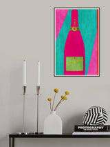 Pink Champagne Poster och Canvastavla