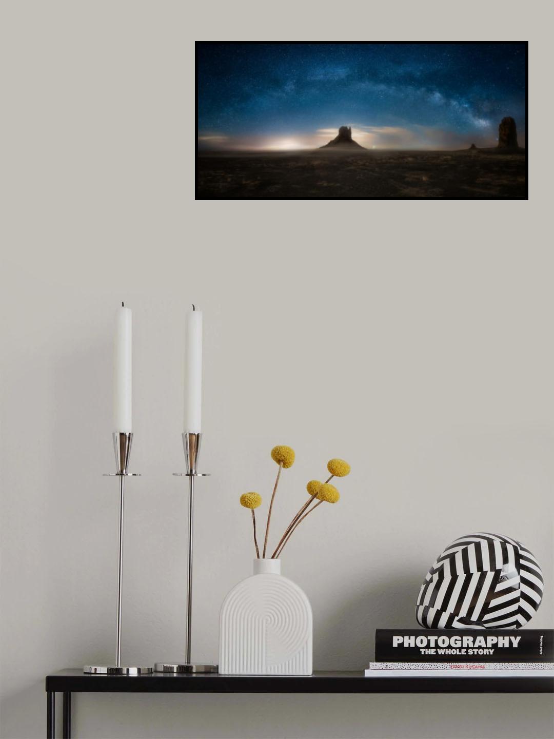 Alien Worlds Poster och Canvastavla