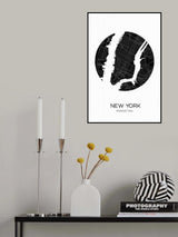 NY Manhattan Poster och Canvastavla