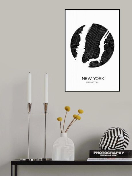 NY Manhattan Poster och Canvastavla