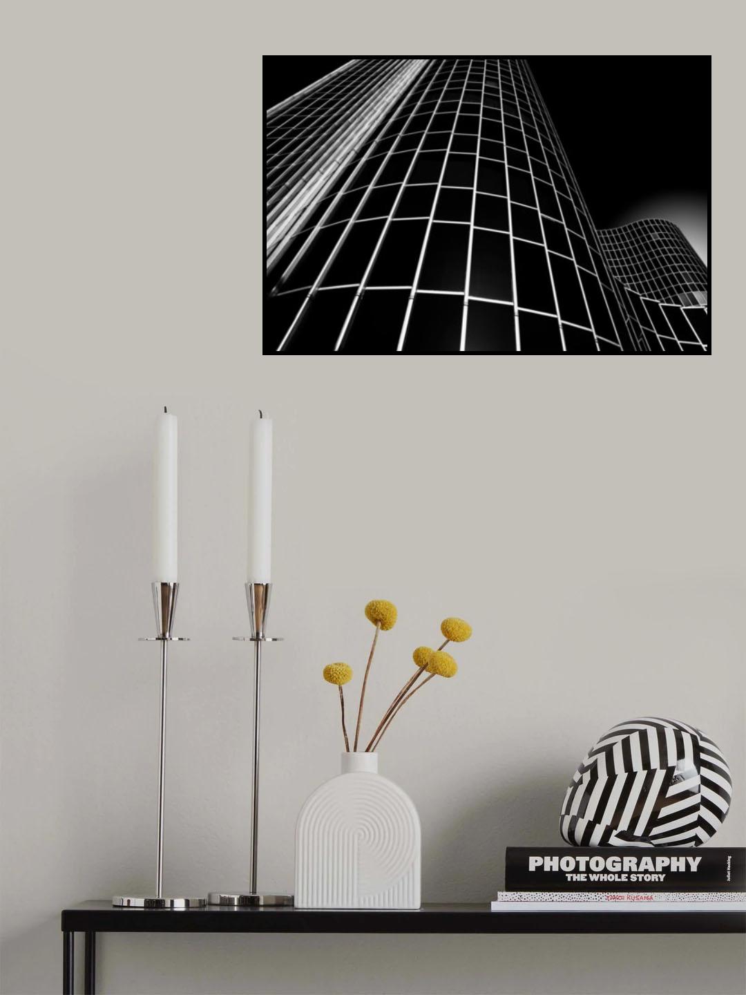 Black Windows Poster och Canvastavla