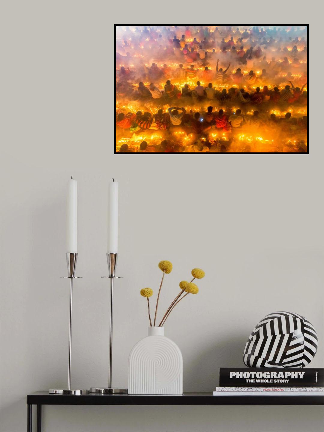 Prayer on fire Poster och Canvastavla