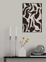 Brown Animal Pattern Poster och Canvastavla