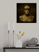 The girl of typography Poster och Canvastavla