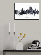 Lincoln England Skyline Poster och Canvastavla