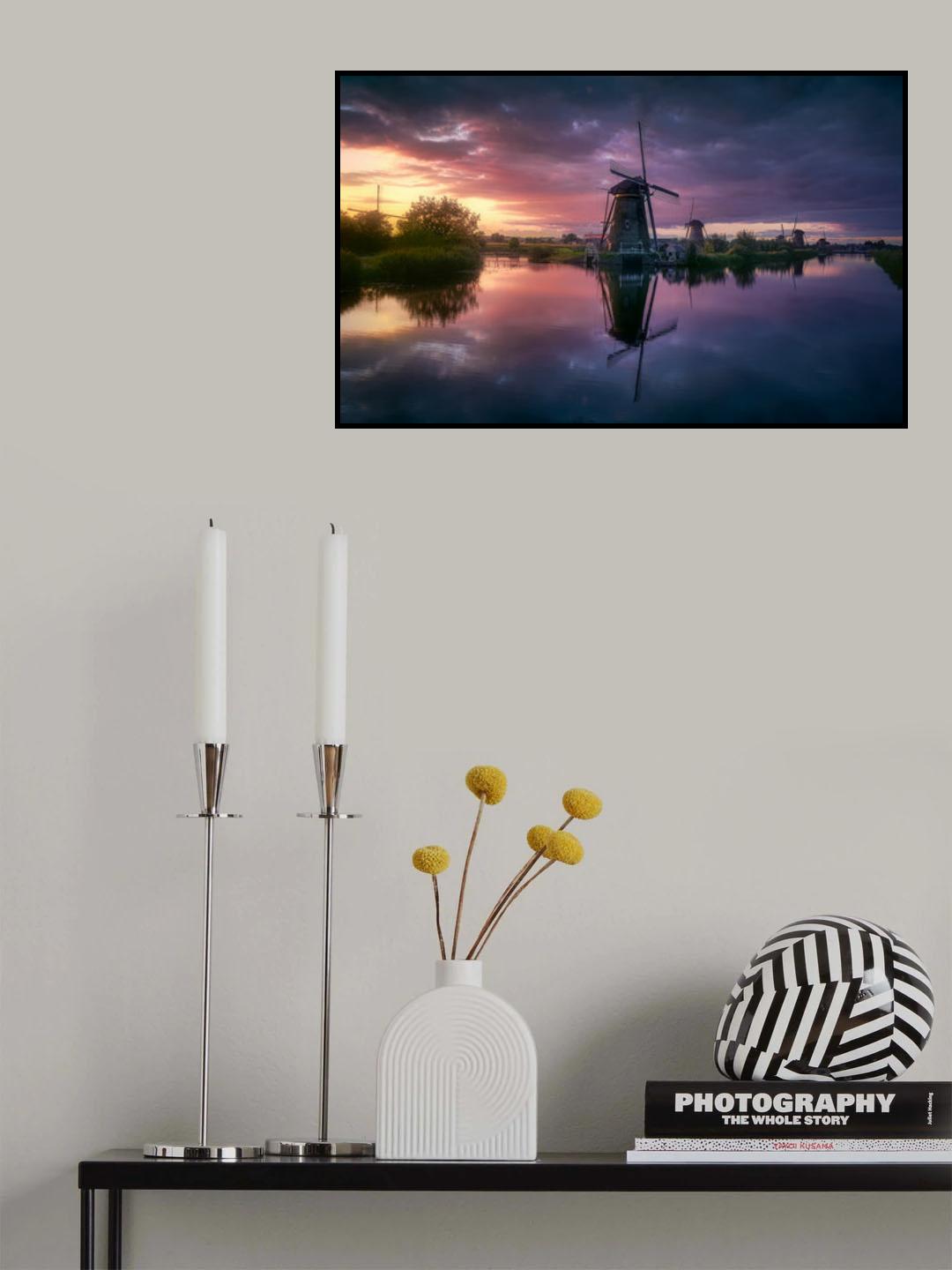 Kinderdijk Poster och Canvastavla