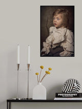 sad little boy Poster och Canvastavla