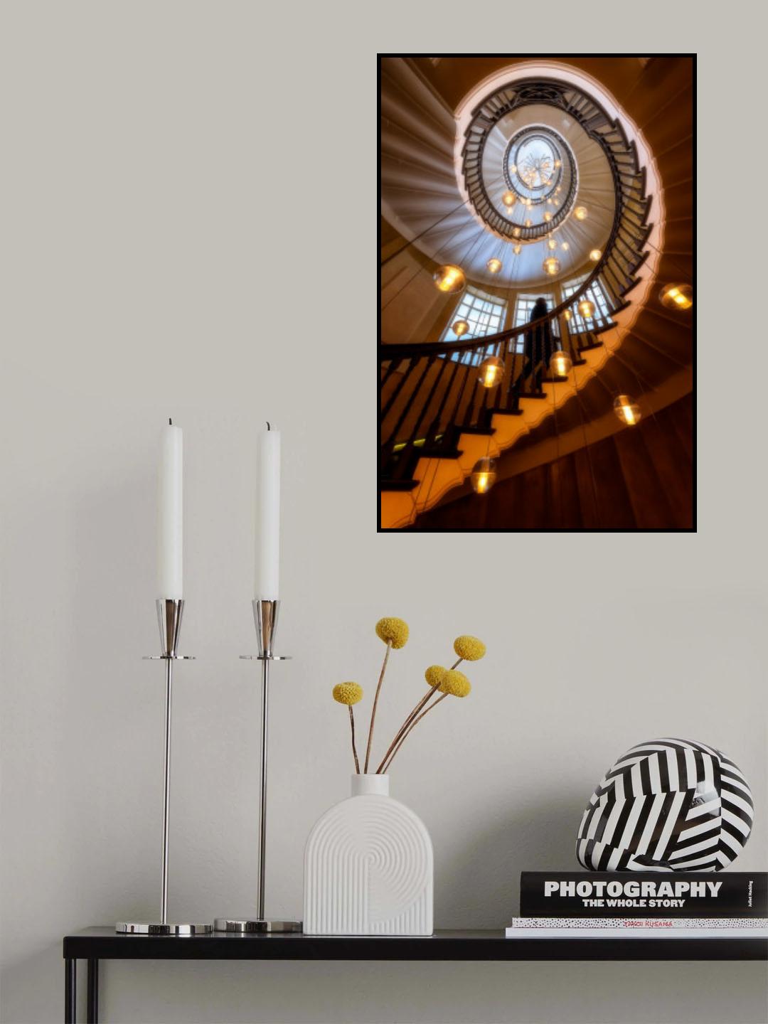 Spiral Staircase 2 Poster och Canvastavla