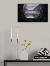 A foggy morning in Yosemite Poster och Canvastavla
