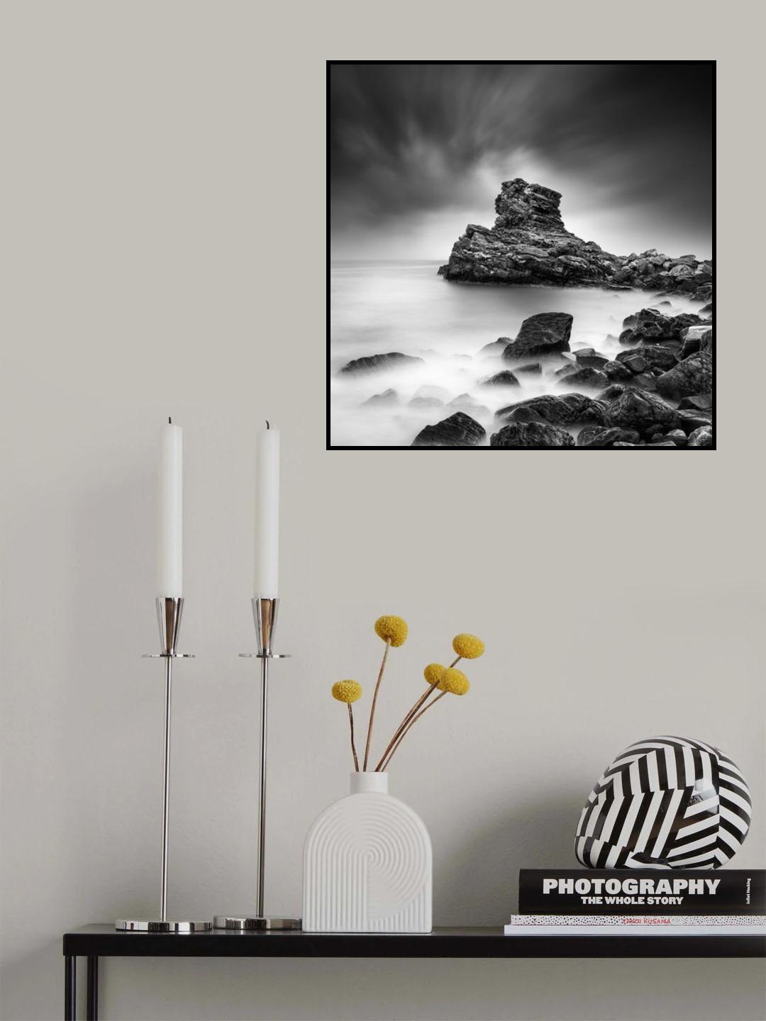 A Sea of Rocks Poster och Canvastavla