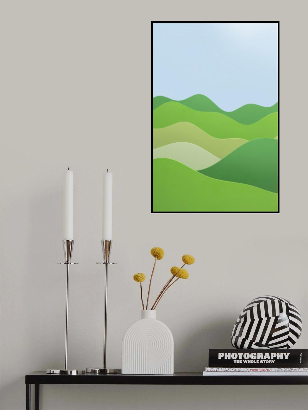 Montaña Poster och Canvastavla