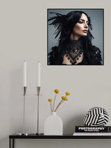 Black Hair Poster och Canvastavla