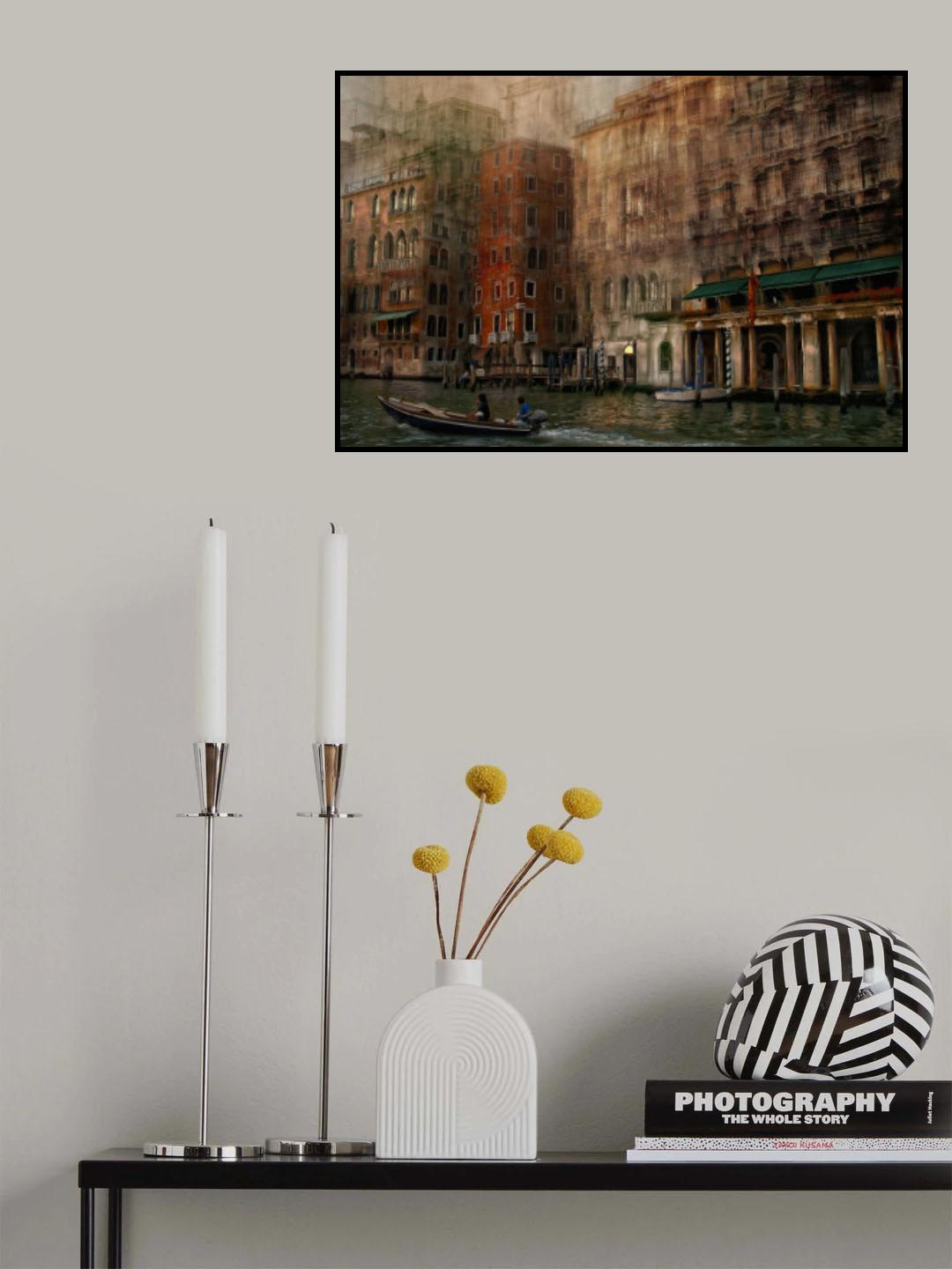 Venetian canal Poster och Canvastavla