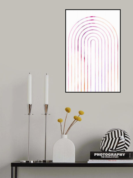 Pink Arch Poster och Canvastavla