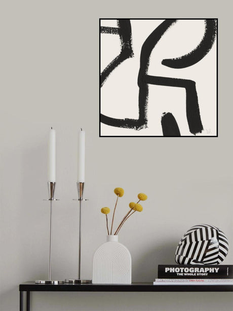 Curvy Lines No2 Poster och Canvastavla