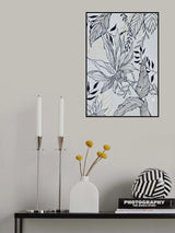 Black and Gold Botanical Poster och Canvastavla