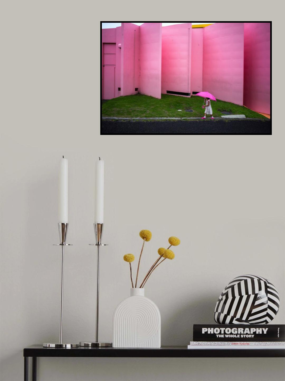 The pink color world Poster och Canvastavla