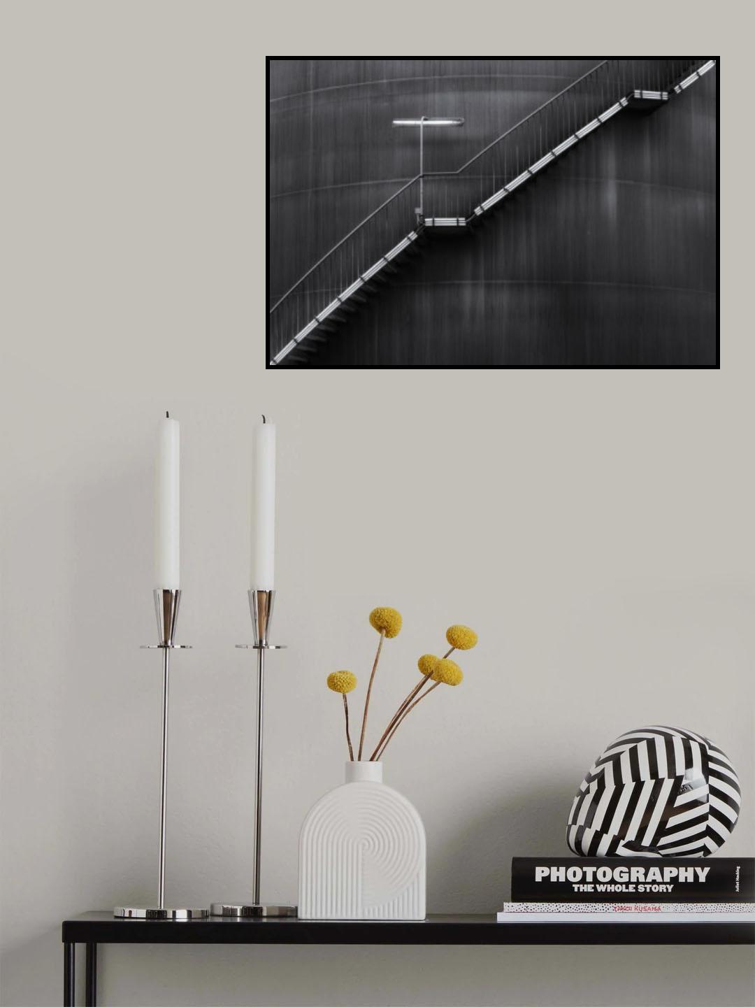 Upstairs Poster och Canvastavla