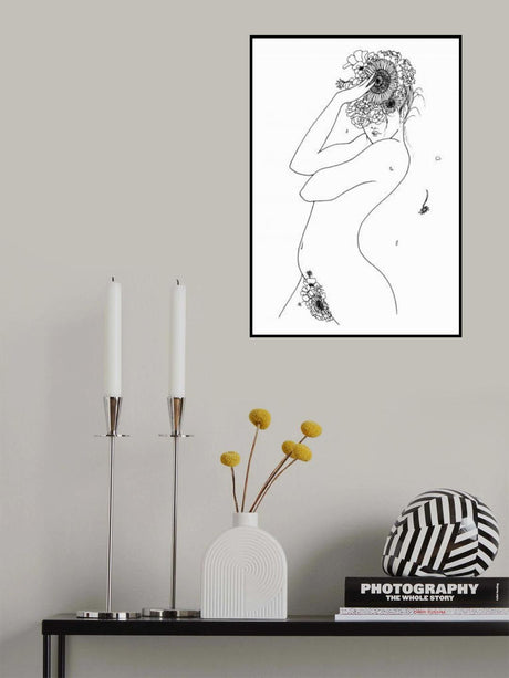 Flower Girl Poster och Canvastavla