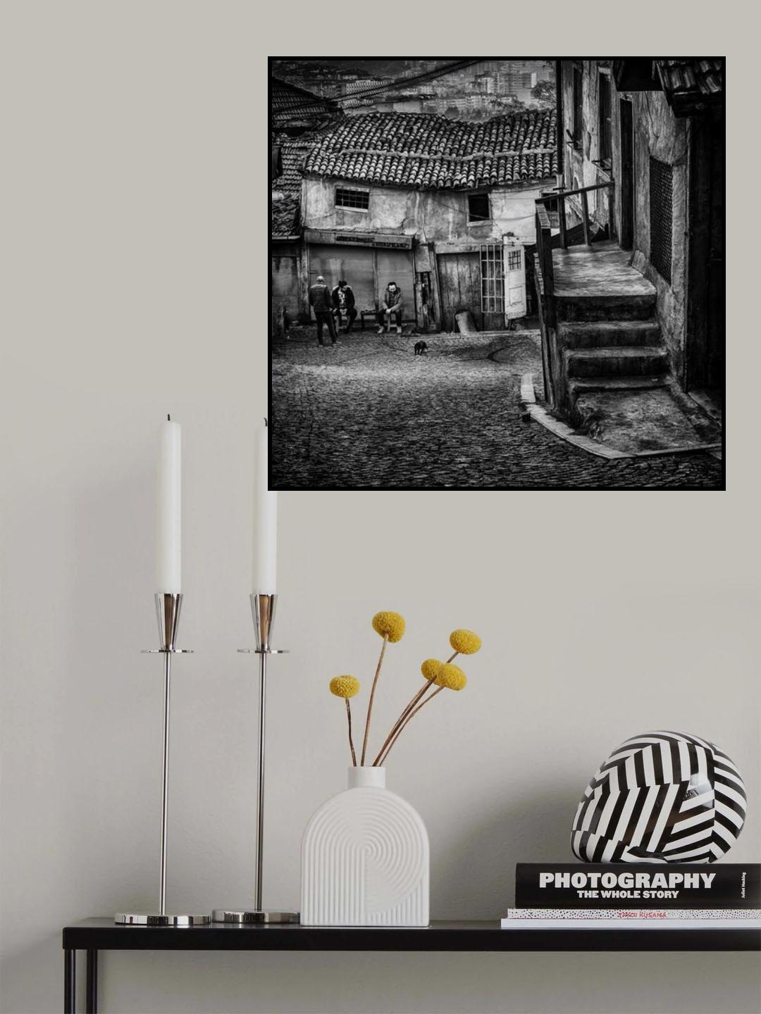Old town Poster och Canvastavla