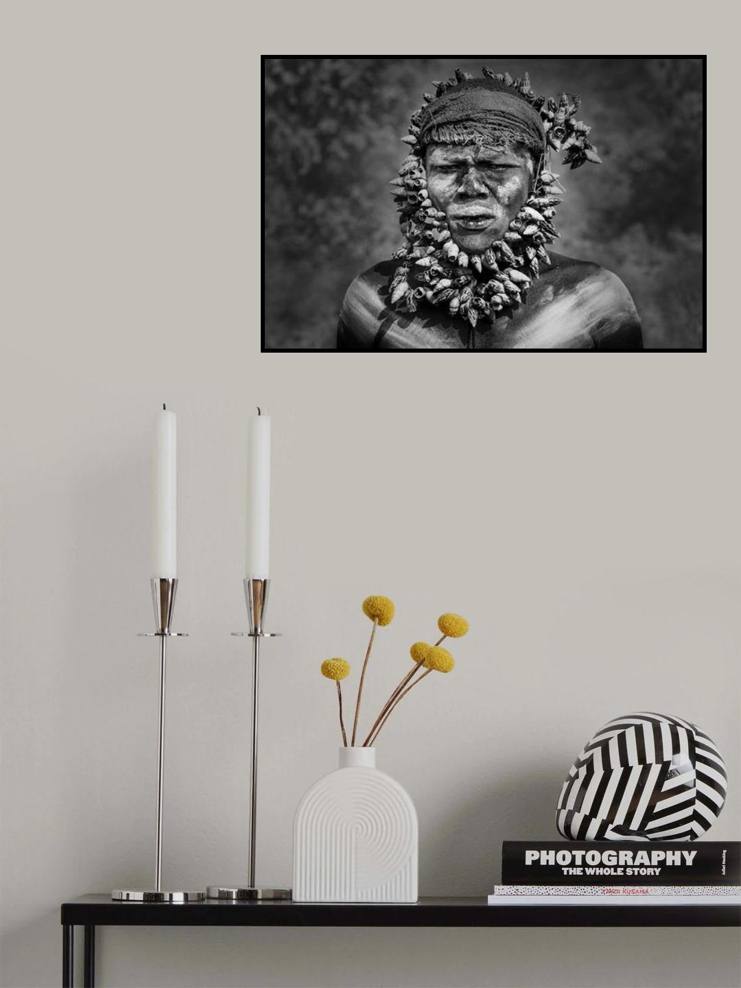 Warrior Omo Valley Poster och Canvastavla