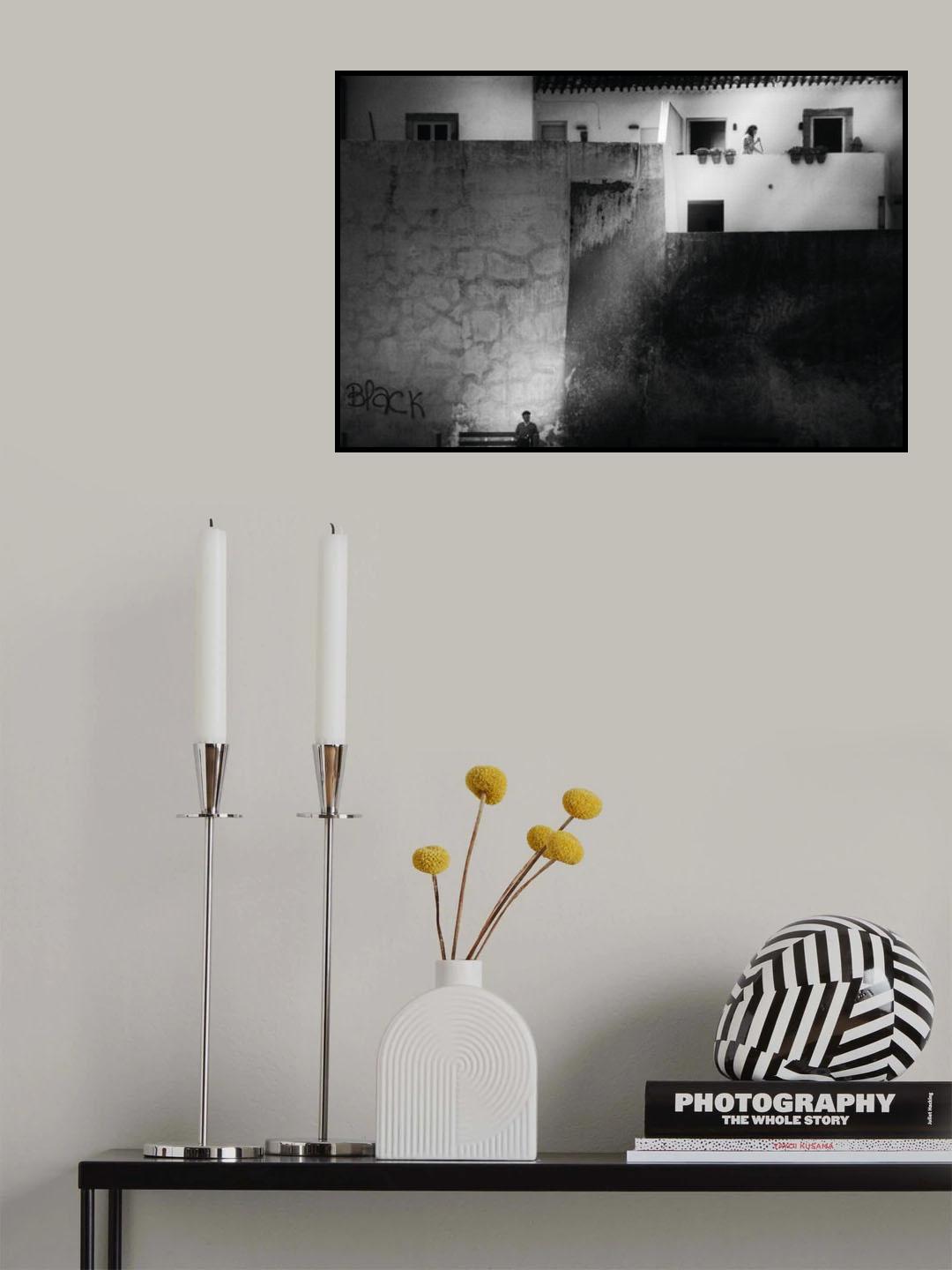 Paint It, Black Poster och Canvastavla