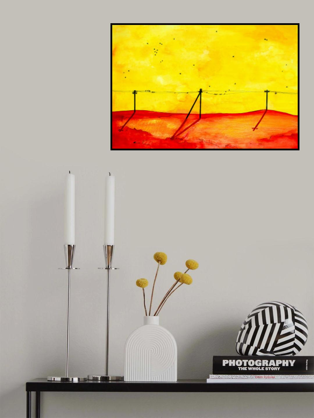 Sunset Poster och Canvastavla