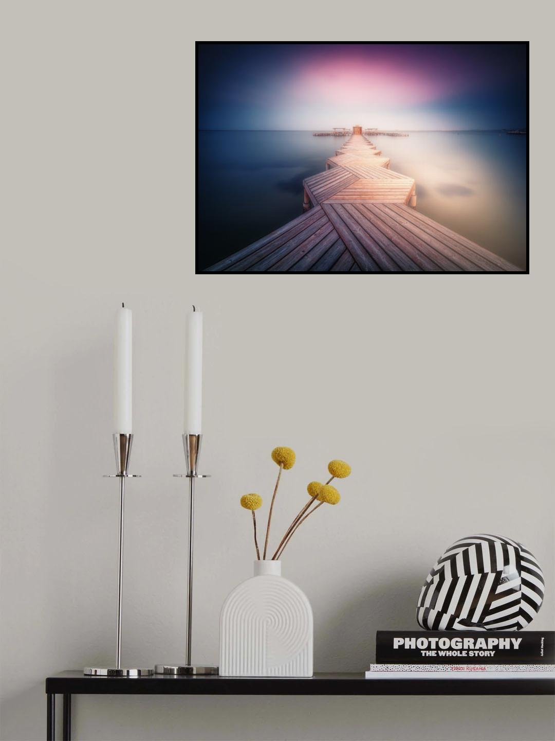 The Lighted Pier. Poster och Canvastavla