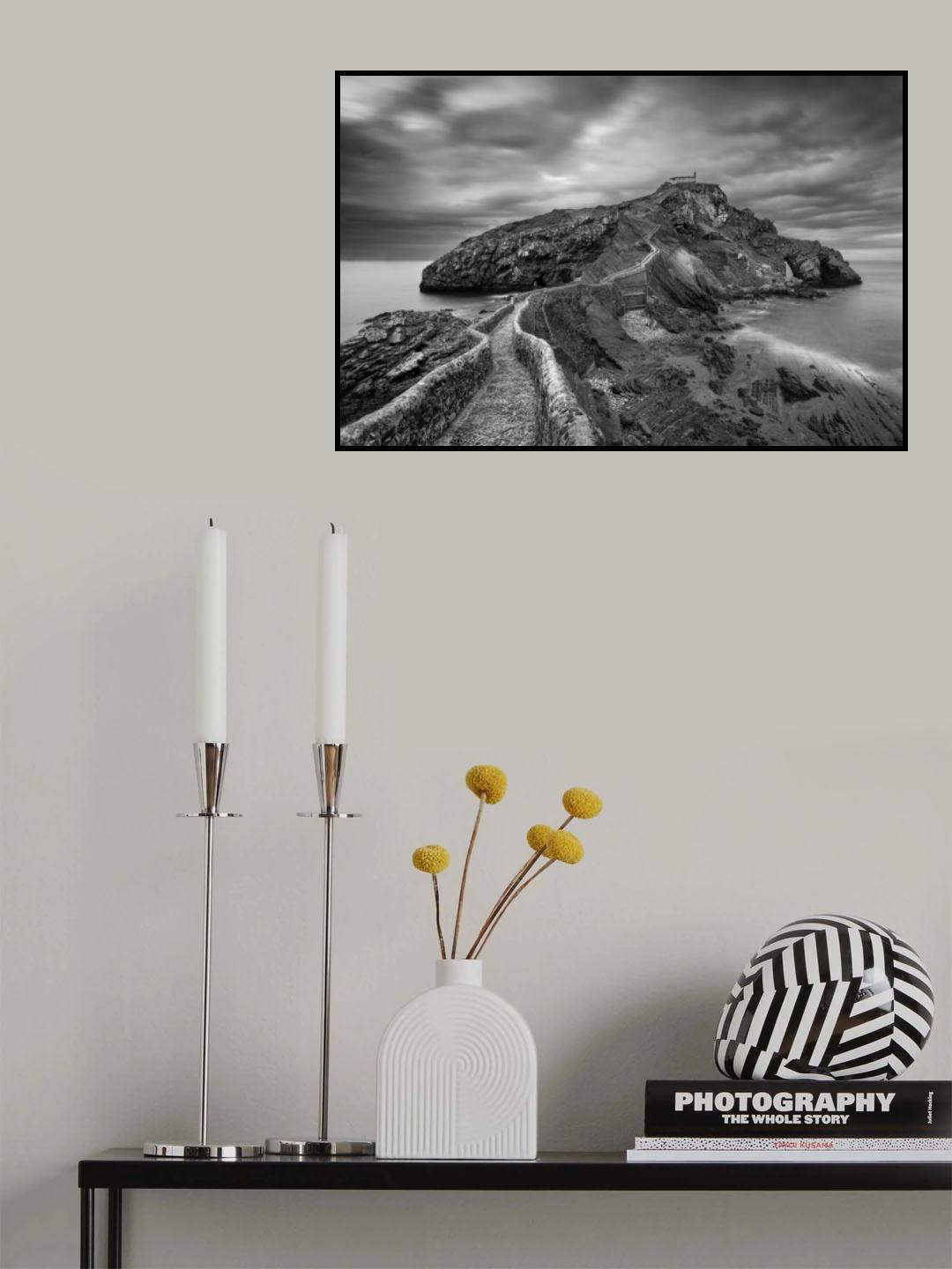 Gaztelugatxe Poster och Canvastavla