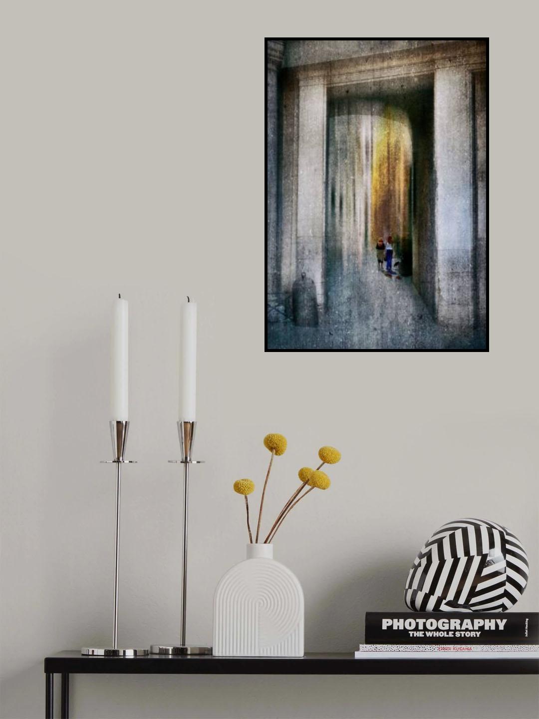 Strade di Roma Poster och Canvastavla