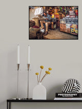 Indian bazar Poster och Canvastavla