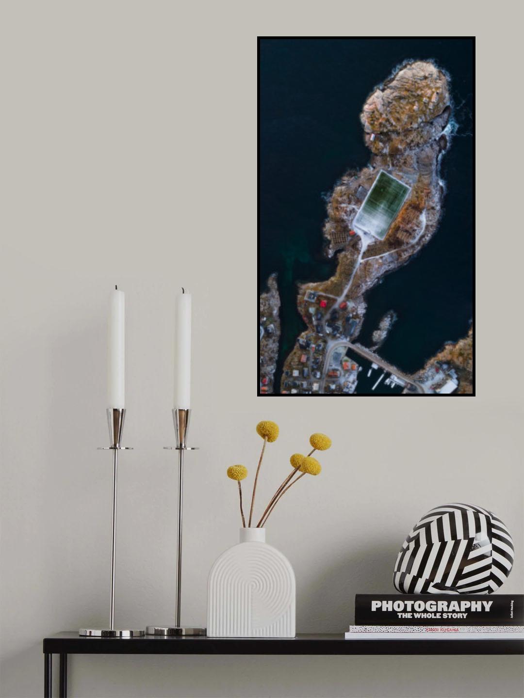 Henningsvaer Footbal Stadion Poster och Canvastavla