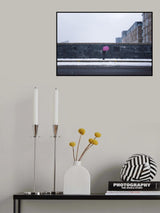 The pink umbrella Poster och Canvastavla