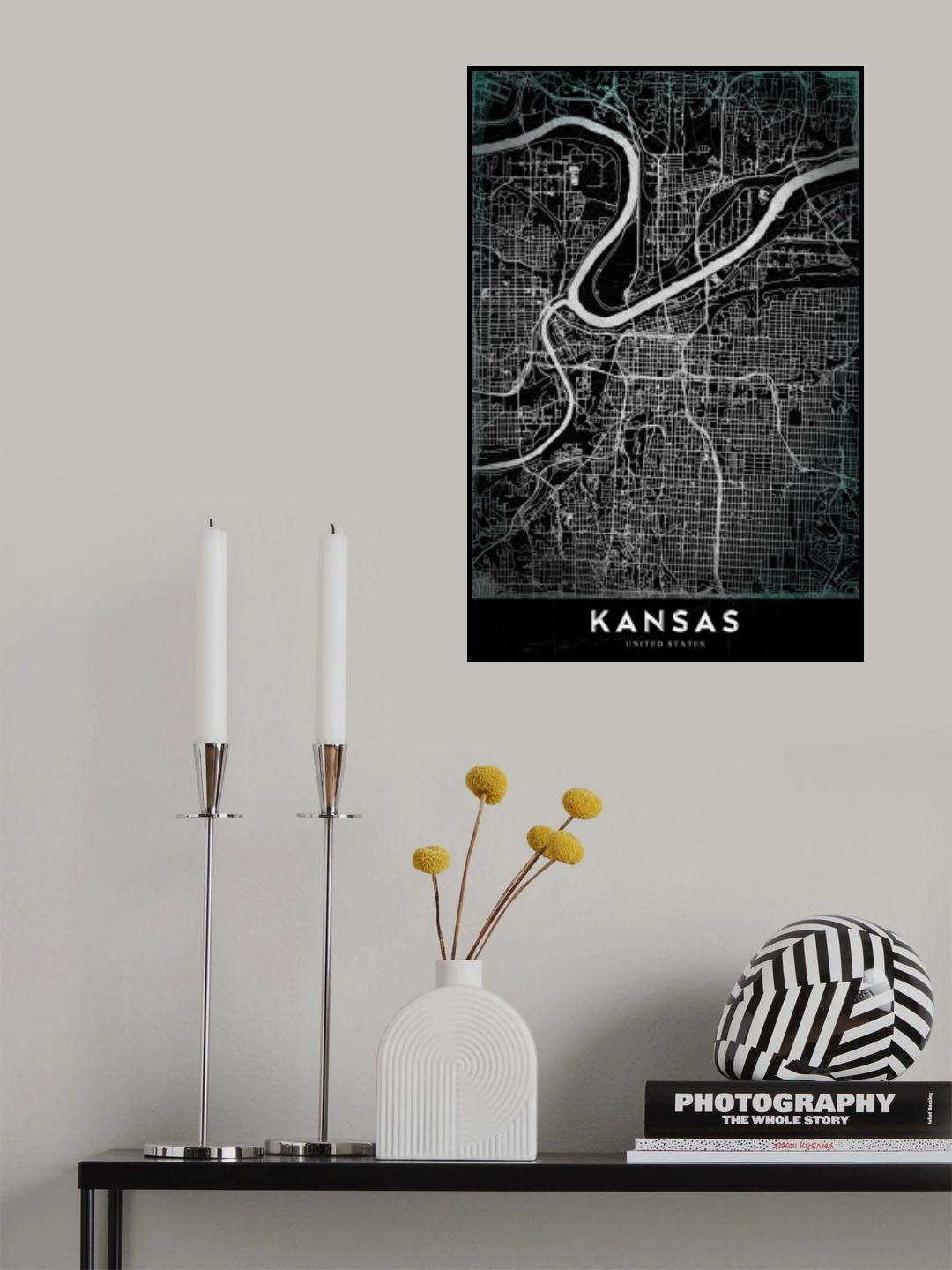 KANSAS Poster och Canvastavla