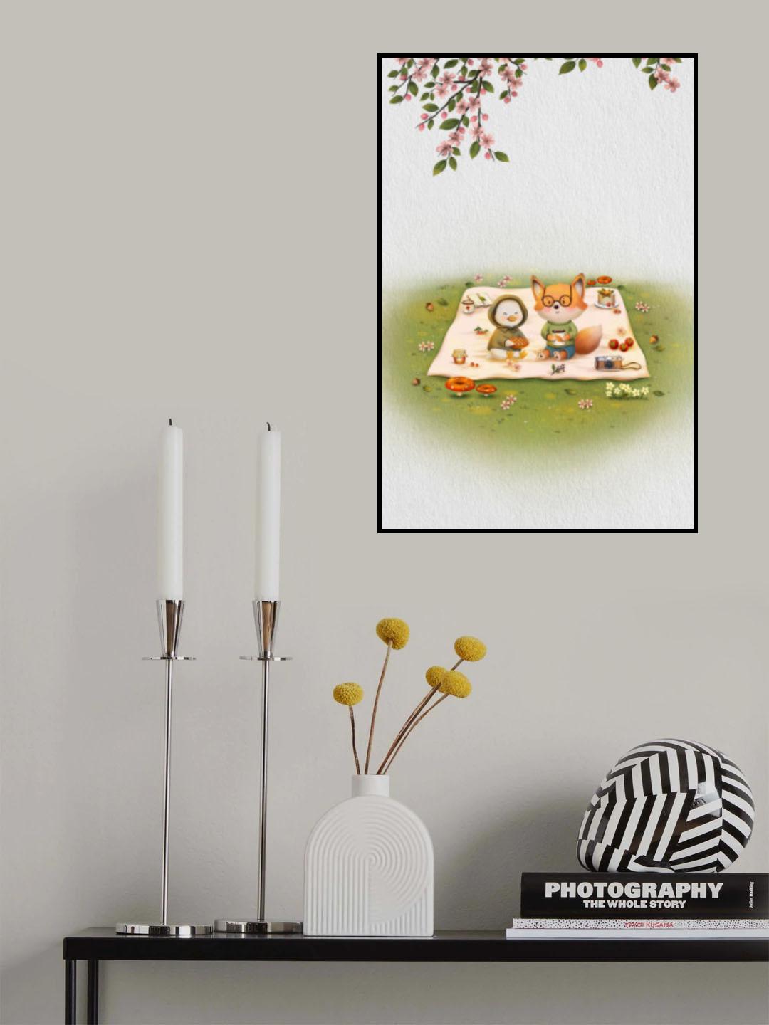 Picnic On the Grass Poster och Canvastavla
