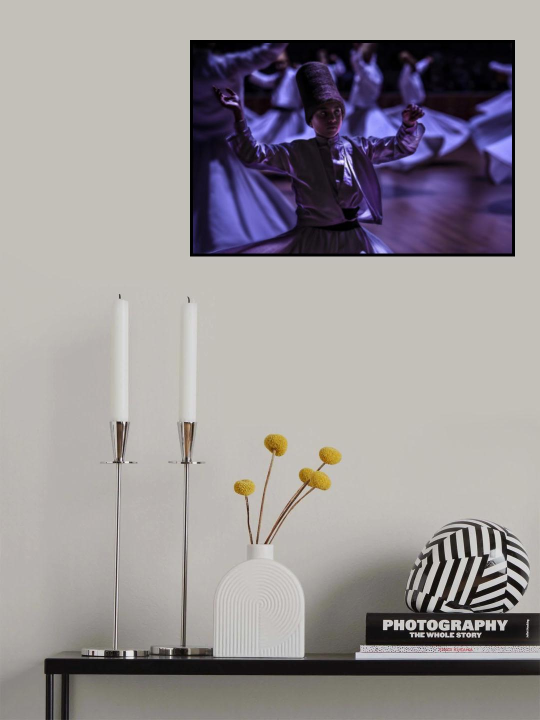 Young Dervishi dancing 01 Poster och Canvastavla
