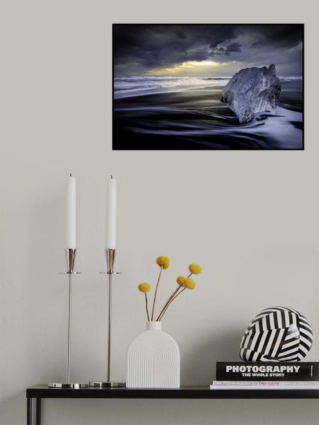 Sunrise between ice Poster och Canvastavla