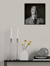 Man With A Tash Poster och Canvastavla