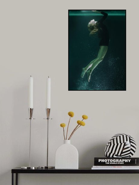 underwater artistic portrait shooting Poster och Canvastavla