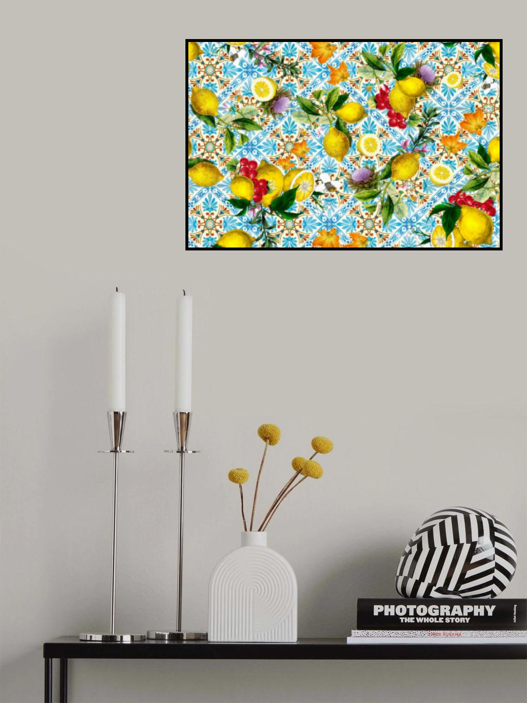 Mediterranean Summer Poster och Canvastavla