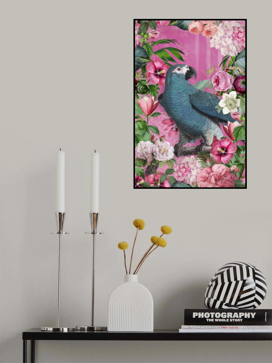 The Parrots Paradise Garden 2 Poster och Canvastavla