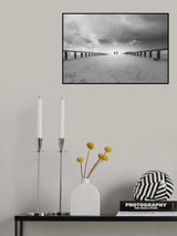 March in the snow. Poster och Canvastavla