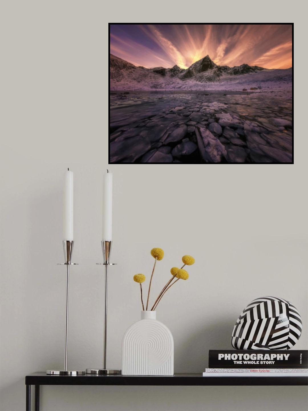 Lofoten In Winter Poster och Canvastavla